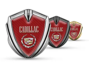 Cadillac Metall Emblem Abzeichen Tuning Stil Glänzend
